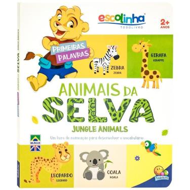 Imagem de Primeiras Palavras: Animais Da Selva (Escolinha Todolivro)