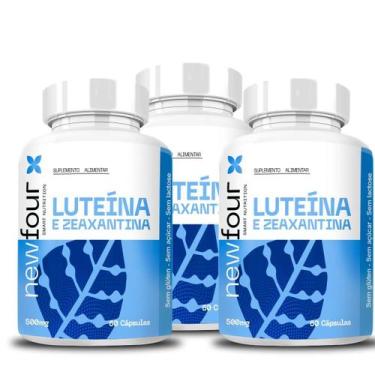Imagem de Suplemento Luteína E Zeaxantina 60 Cápsulas Kit 03 Unidades - New Four