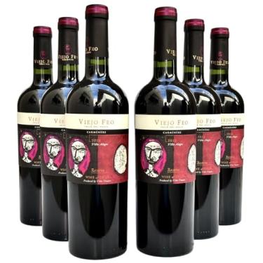 Imagem de Vinho Viejo Feo Reserva Carménère | Kit Com 6 Garrafas | Oferta