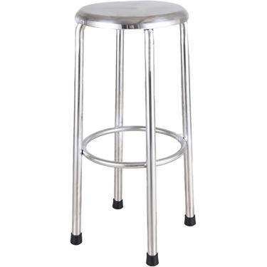 Imagem de Banco De Aço Inoxidável Criativo Sem Encosto Banco De Bar Multiuso Banqueta De Jantar Banqueta Alta De Balcão Banqueta Baixa, Stainless Steel, 75CM