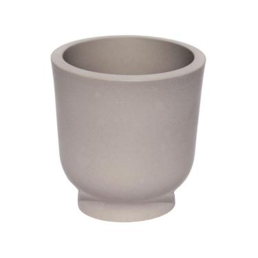 Imagem de Vaso Decorativo Garrafa Invertida Lisa 8cm Cimento Artesanal Cinza