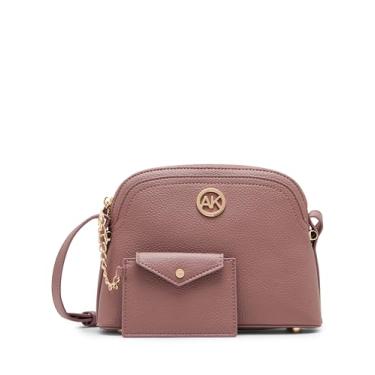 Imagem de Anne Klein Bolsa transversal com estojo de cartão removível, névoa malva