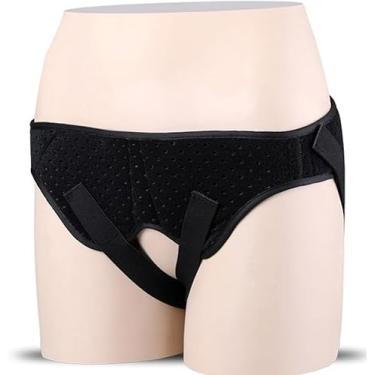 Imagem de Cinto De Hérnia Inguinal Para Mulheres, Cintos De Hérnia Abdominal, Preto, Para Mulheres, Para Hérnia Inguinal, Hérnia Inguinal, Cinto Ajustável, Cinto De Fixação Auxiliar Anti, XL