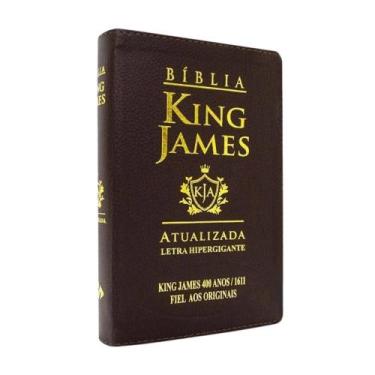 Imagem de Biblia King James Atualizada 400 Anos Hipergigante Marrom - Ebenezer