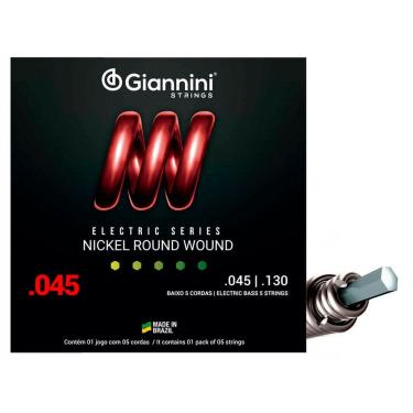 Imagem de Encordoamento P/ Baixo Giannini 5C (0.45) Geebrs/5