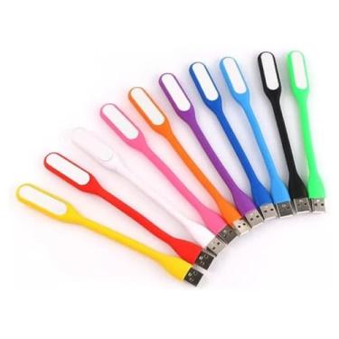 Imagem de Luminária LED USB para Notebook, Flexível, Portátil, Cores Sortidas