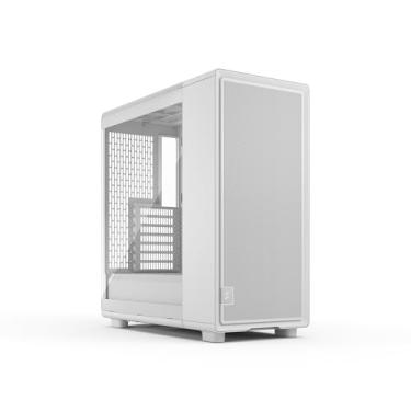 Imagem de Fractal Design Epoch White – Vidro temperado transparente – Estojo para jogos de PC com alto fluxo de ar – Painel frontal de malha – Três ventiladores Momentum 12 incluídos – Interior espaçoso