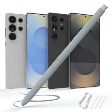 Imagem de TNRV Caneta Galaxy S23/S24/S25 Ultra, substituição para Samsung Galaxy S23/S24/S25 Ultra Stylus 【Nível de pressão 4096】 Gravação fácil. Sem Bluetooth (cinza)