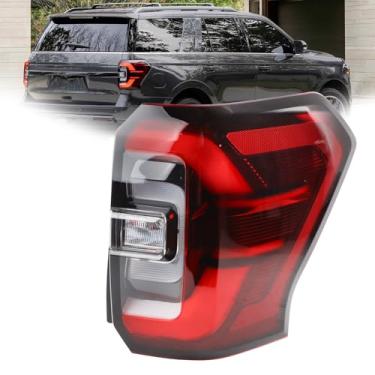 Imagem de YEQSHNG Luz traseira tipo LED acabamento preto adequado para 2022-2024 Ford Expedition Limited lado direito do passageiro luz traseira substituição para NL1B-13B504-BD N11Z13404B