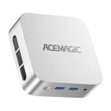 Imagem de ACEMAGIC Mini PC Computadores Vista V1, Intel N150 de 13ª geração (Beat N100/N95 até 3,6 Ghz), 16GB DDR4 RAM 512GB SSD Mini Computador, UHD 4K HDMI DP, Dual WiFi/Bt, Gigabit Ethernet Vesa, Micro Pc
