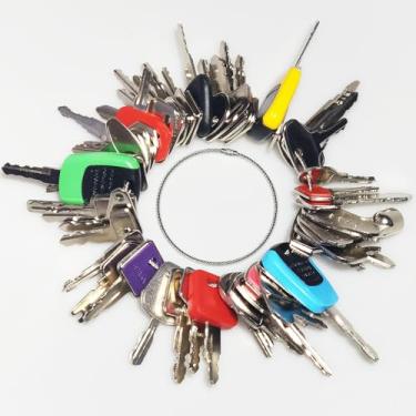 Imagem de DHEISHA 60 Chaves Para Equipamentos Pesados Conjunto Mestre De Ignição Construção Kubota Jcb Cat Yanmar Honda Ditch Witch Retroescavadeiras Escavadeiras Empilhadeiras Carregadeiras Tratores Bullozer