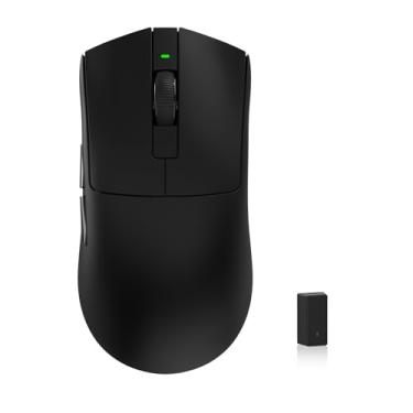 Imagem de KYSONA Mouse para jogos sem fio Jupiter PRO, 26000 DPI, sensor óptico PAW33995, ultraleve 46 g, revestimento de superfície de toque frio, vida útil da bateria de 300 horas, 5 botões programáveis para