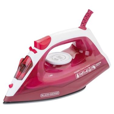 Imagem de BLACK+DECKER Ferro de Passar Roupa à Seco ou à Vapor, Com Base Antiaderente, Potência de 1200W, Modelo FX2250, 220V