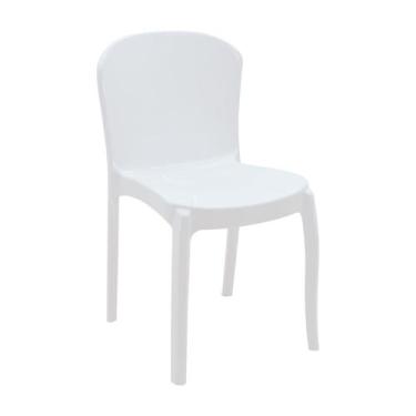 Imagem de Cadeira Empilhável Tramontina Anna em Polipropileno Branco