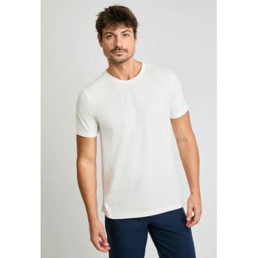 Imagem de Camiseta Docthos Slim Manga Curta Textura, 115 off white, G
