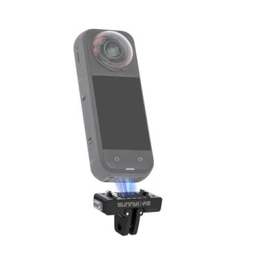 Imagem de Adaptador de montagem magnética X5 para Insta360 X5/Ace Pro 2/Ace Pro/Ace, acessórios de montagem de liberação rápida de liga de alumínio