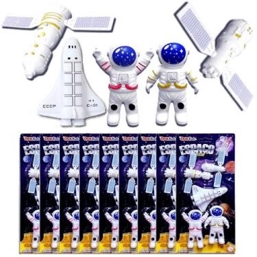 Imagem de 10 Astronautas Foguete Satélite Brinquedo Lembrança Festa de Aniversár