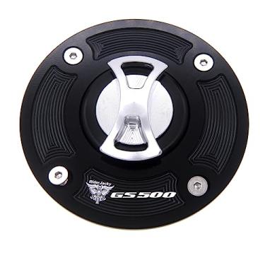 Imagem de Riderjacky Tampa do tanque de combustível de motocicleta sem chave para Suzuki GS500 RGV250 VJ22 (todos os anos) GS 500