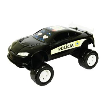 Imagem de Carrinho de Policia Turbo Off-Road Preto