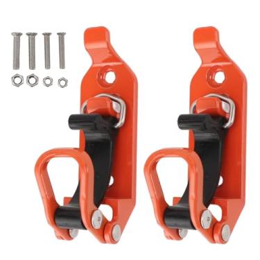 Imagem de Telhado Rack Pá Montagem Heavy Duty Machado Suporte Braçadeira Universal Ferramenta Kit Montagem para Carro Caminhão Barco Off Road Veículo Liga de Zinco Metal Braçadeira De (Laranja)