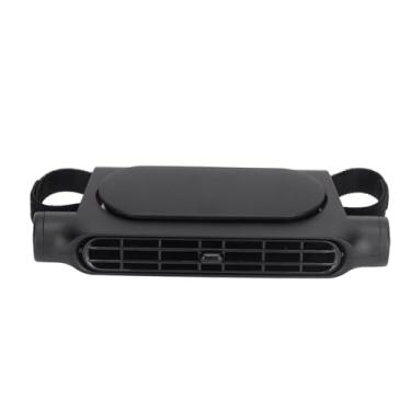 Imagem de Zhjvihx Ventilador de Carro, Banda Ajustável Portátil Recircular Ar 3 Velocidades de Backseat fã de Carro Baixo Resfriamento de Ruído para Cadeira de Escritório (Preto)