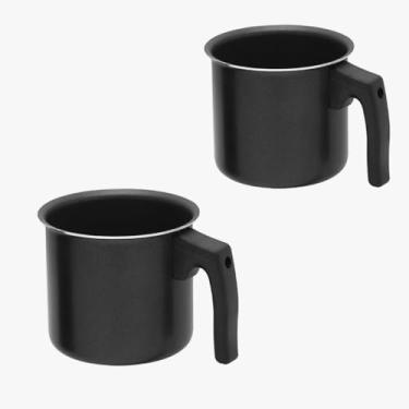 Imagem de Canecão Leiteira Fervedor Antiaderente Grafite,fervedor ceramica(Numero 12 e 14)