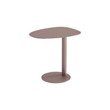 Imagem de Mesa de sala de estar, sofá lateral, mesa de centro simples para uso doméstico, mesa de canto lateral móvel