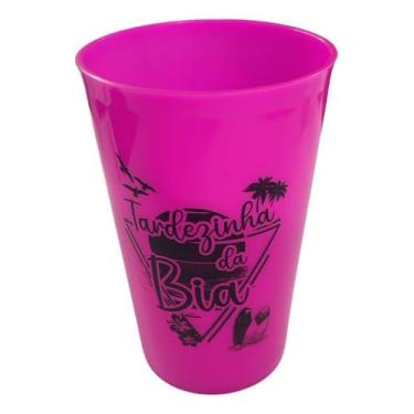 Imagem de Kit 50 Copos Ecológicos Personalizados 200ml – Reutilizáveis para Festas e Eventos (Pink)