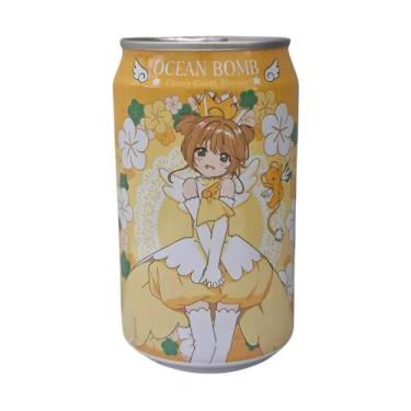 Imagem de Refrigerante Ocean Bomb Lata 330 ml Sakura Card Captors, Cereja