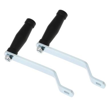 Imagem de YINETTECH 2 peças de manivela confortável de 19 cm para guincho de mão de reboque marítimo de barco 350 kg