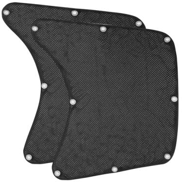 Imagem de Sombra solar para janela lateral, 2 peças de caminhões, persianas de janela lateral, para-sol com ventosa, acessórios internos proteção contra brilho e proteção contra raios UV para caminhões