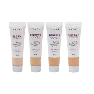 Imagem de Base Liquida Matte Perfect Cover Vivai 30ml