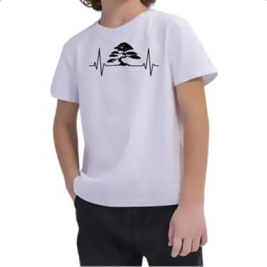 Imagem de Camiseta Infantil Batimento cardiaco bonsai - Alearts, 12