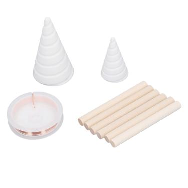 Imagem de Hilitand 9pcs Eletrocultura Jardinagem Cobre Kit Fio Antena Jardim Estacas Estacas de Madeira para Plantas Ao Ar Livre Interiores Com 2,5 M Fio de Cobre Agricultura Sustentável