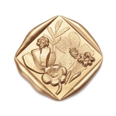 Imagem de Eisumy 50 adesivos quadrados florais de lacre de cera adesivos de selo de envelope dourado antigo para casamento/aniversário/chá de bebê/ação de graças/convite/adesivo de envelope de negócios