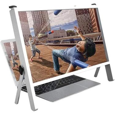 Imagem de 21 Lupa De Tela, Ampliador De Tela Para Laptop, Lente De Aumento Blu-ray Ultra-clear, Amper De Tela De Tv De Celular 3d Hd Para Filmes, Vídeos, Leitura, Jogos, White