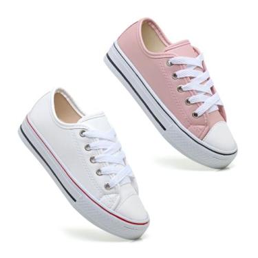 Imagem de Kit 2 Pares Tenis Infantil All Ligth Star Casual Lançamento, 33 BR, Br