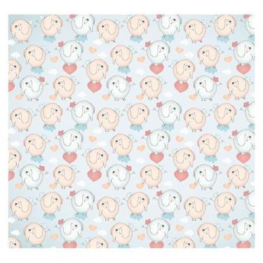 Imagem de Papel de Parede Adesivo Infantil Elefantes Quarto Bebe - 780pcp - Allo