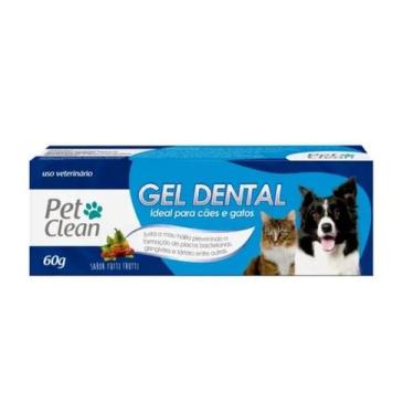 Imagem de Kit Dedeira + Pasta de Dente Pet Clean Cães Cachorro Gato, Dedeira + P
