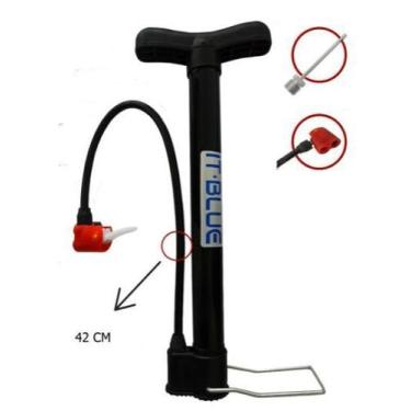 Imagem de Bomba De Ar Encher Pneu Bike Bicicleta Moto Bola Balão Forte - bombabi