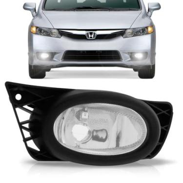 Imagem de Farol Milha Auxiliar New Civic 2009 A 2011 Honda - SP ACESSÓRIOS, Esqu