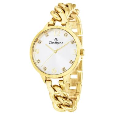 Imagem de Relógio CHAMPION feminino analógico dourado CN21381H