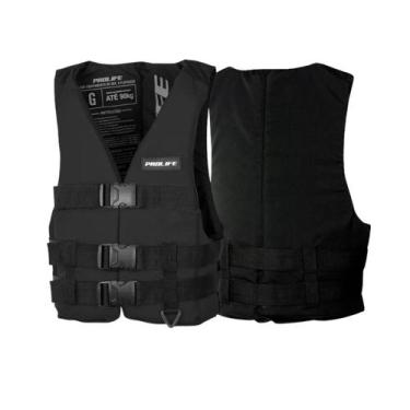 Imagem de Colete Flutuador Eaf Prolife 70kg 90kg 110kg 130kg 150kg, Preto, G (At