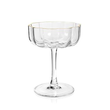 Imagem de Taça Copa E Cia Vitreo Com Filete Dourado Drink/sobremesa 110 Ml