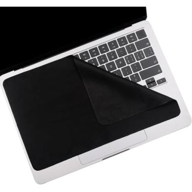 Imagem de Pano de limpeza de microfibra de 38.1 cm 40.6 cm MacBook Air/MacBook Pro Screen Keyboard Imprint Protection, protetor de teclado compatível com MacBook Air 15,3 polegadas/MacBook Pro 15 polegadas