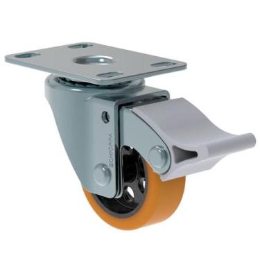 Imagem de Rodízio Giratório PU 50mm Freio FP para até 80Kg Schioppa