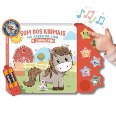 Imagem de Som dos animais - na fazenda com o cavalinho - Blu Editora, 3