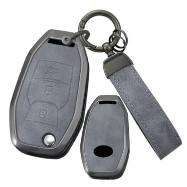 Imagem de ontto Capa de chaveiro para controle remoto MAXUS Flip Key, protetor de chave de carro de metal sólido com chaveiro, caixa de chave antiarranhões adequada para MAXUS LDV T60 G10 G20 V80 V90 T70 D90