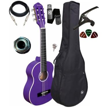 Imagem de Violão Eletroacústico Giannini Start Nr + Capa E Acessórios (PPS)