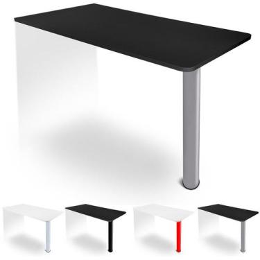 Imagem de Mesa De Parede Paris Compacta Em Aço Com Tampo Retangular 100cm x 55cm